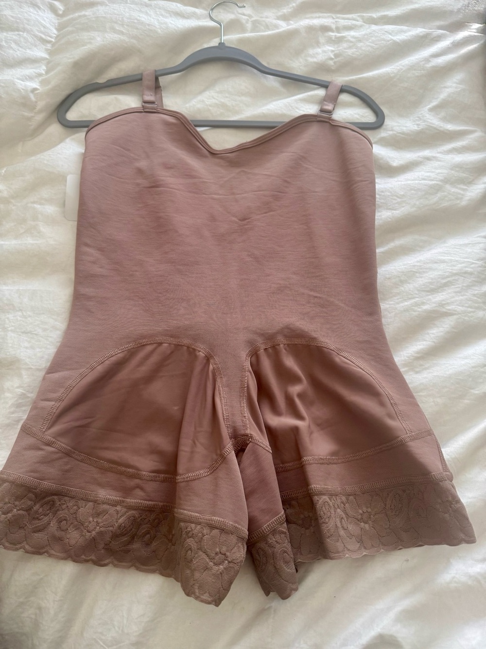 Fajas Delie Colombian High Compression Open Bust Shapewear Bodysuit size 3XL